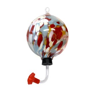 Glass Eye Studio - Hummingbird Feeder - Coral Reef - 4