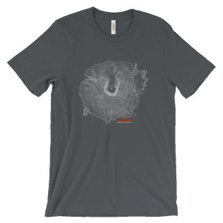 Mt. St. Helens Topographical T-Shirt
