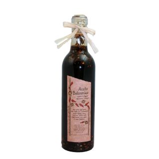 Sotto Voce Aceto Balsamico - Garlic & Pepper Basalmic Vinegar - 12.75oz