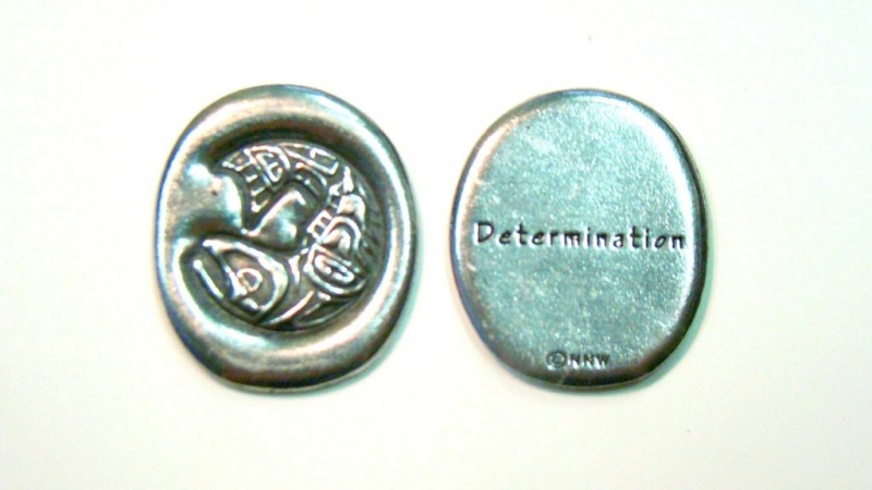 Pocket Spirit - Salmon (DETERMINATION) - by Mervin Windsor, Haisla, Heiltsuk