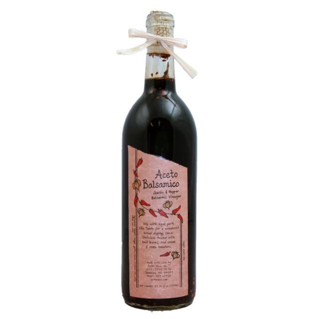 Sotto Voce Aceto Balsamico - Garlic & Pepper Basalmic Vinegar - 750ml